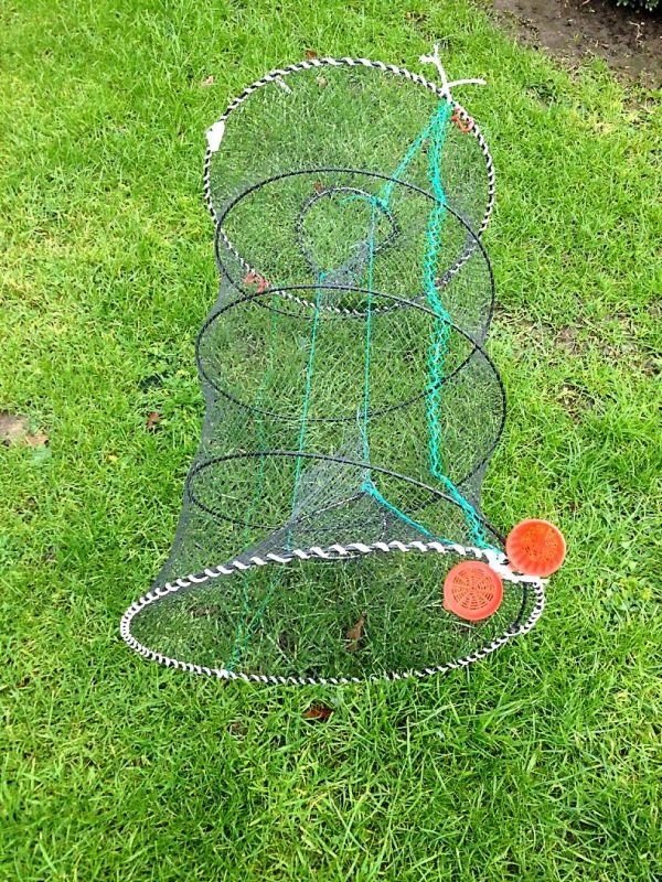 Fischreusen,Aalreusen,Köderfischreuse,Reusen,Reuse+Köderdose,50x85cm,Top preis!