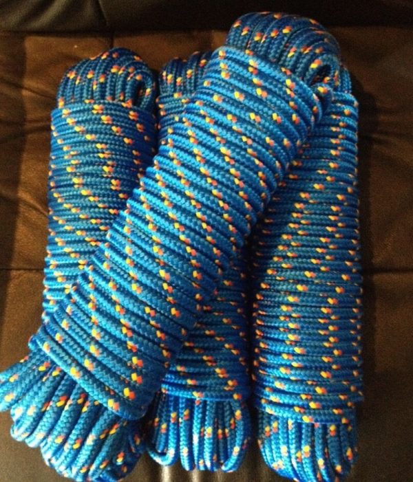 Nr.13 Polypropylenleine, Flechtseil 16 mm x 30m,Tauwerk, Reepseil, Band, Blau,