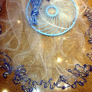 Nr.37,Angelnetz,Cast Net,Neustes Wurfnetz Model mit 4,88m,Fischnetz,Monofilament