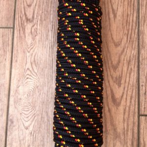 Nr.40 Kordel,Spannseil,Rope,Expanderseil,Planenseil 14 mm, 30 m,Tauwerk, Schwarz