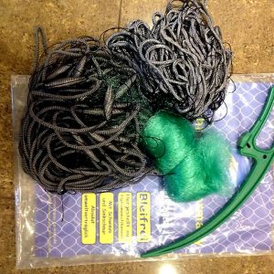 Stellnetz Fischnetz Spiegelnetz,1 Wandig, Finland Netz 1,8x15 m,40 mm ,Grün.Neu!