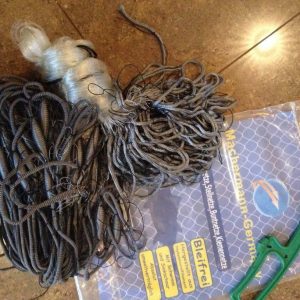 Stellnetz,Fischnetz,Spiegelnetz,3 Wandig, Finland Netz 3,0x60 m,60 mm Top preis!