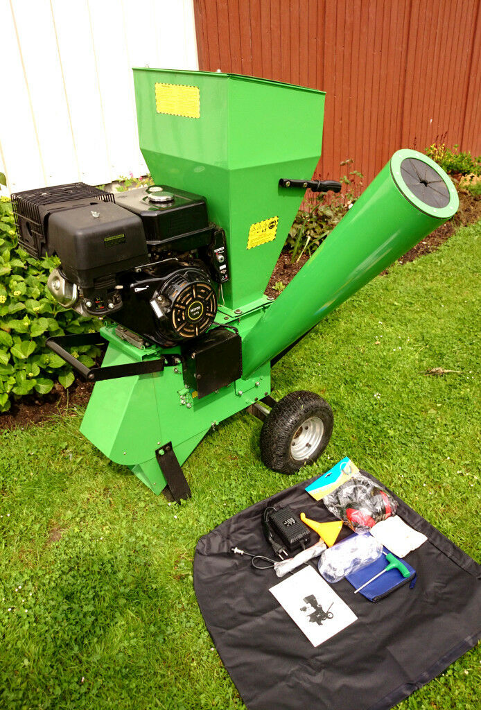 Gartenhäcksler,13 PS,Häcksler,Benzin,Gartenhäcksler,E-Starter!Neu