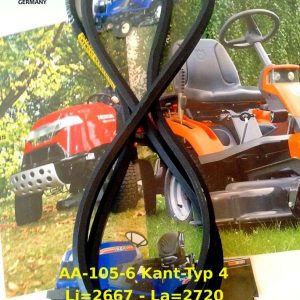 Nr.137,  AA 105 Keilriemen 6-Kant, Li:2667 mm,La : 2720 mm