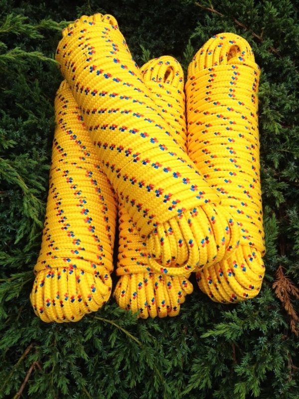 Nr.26 Ankerleine,Festmacher,Allzweckseil, Segeltauwerk,Tau14 mm,30m,Seil, Gelb – Bild 3