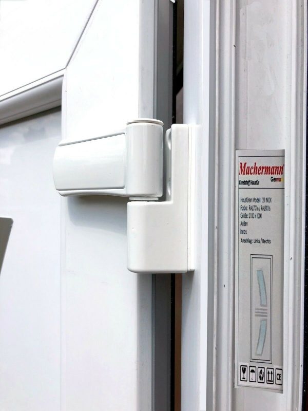 Nr.4 Eingangstür,Außentür in weiß 100 x 201 cm,Innen R,Wohnungstür,Mehrzwecktür – Bild 5