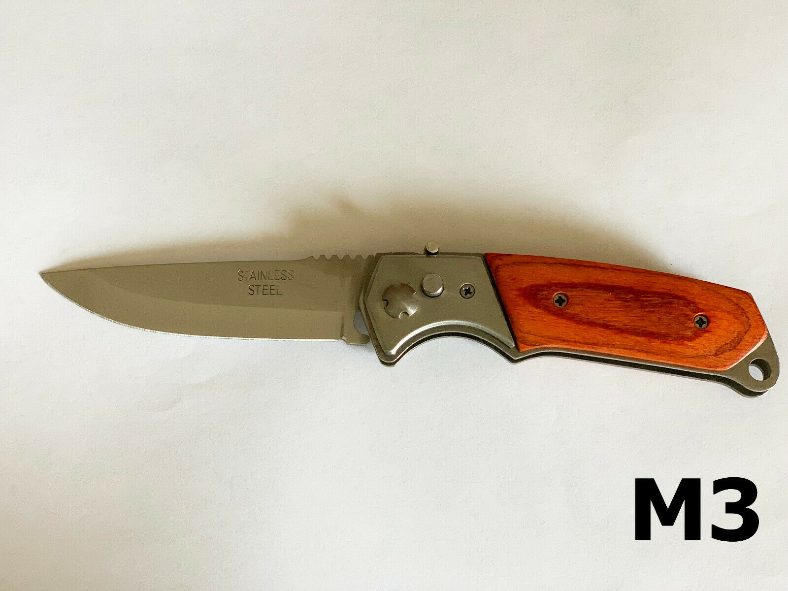 Jagdmesser Outdoor Camping Messer Knife M3 Einhandmesser,Rettungsmesser 
