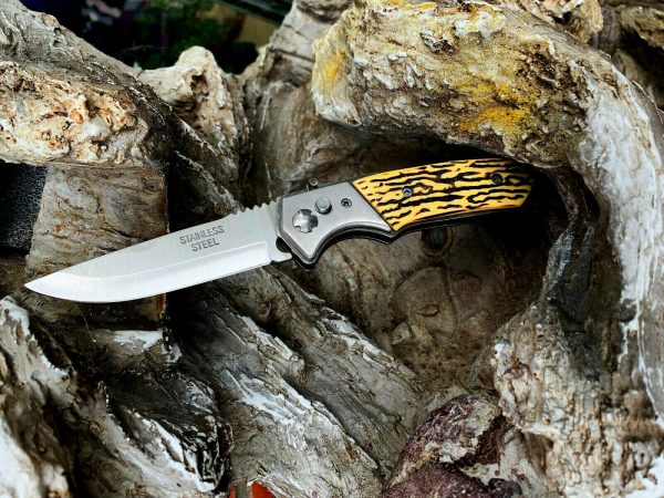 M4 Outdoormesser, Messer, Klappmesser, Taschenmesser, Jagdmesser, Einhandmesser – Bild 5