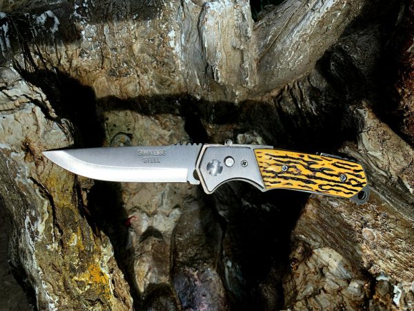 M4 Outdoormesser, Messer, Klappmesser, Taschenmesser, Jagdmesser, Einhandmesser – Bild 6