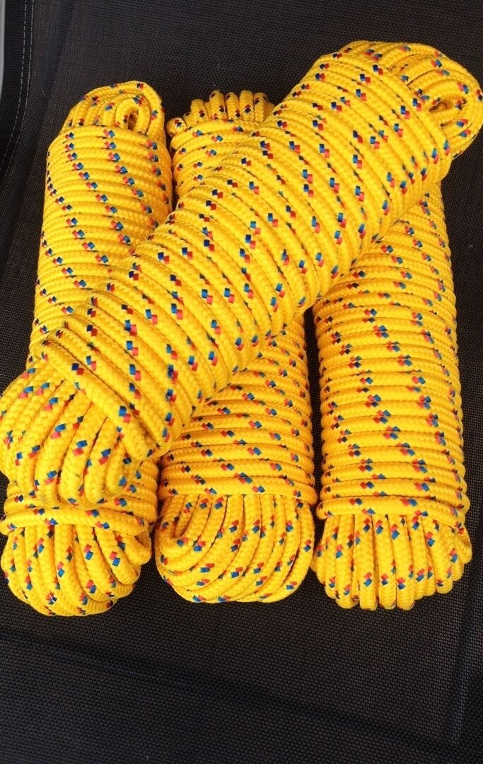 Nr.27 Gelbes Polypropylen Seil Polypropylenseil 16 mm,30m,Seile,Bänder,Schnur 
