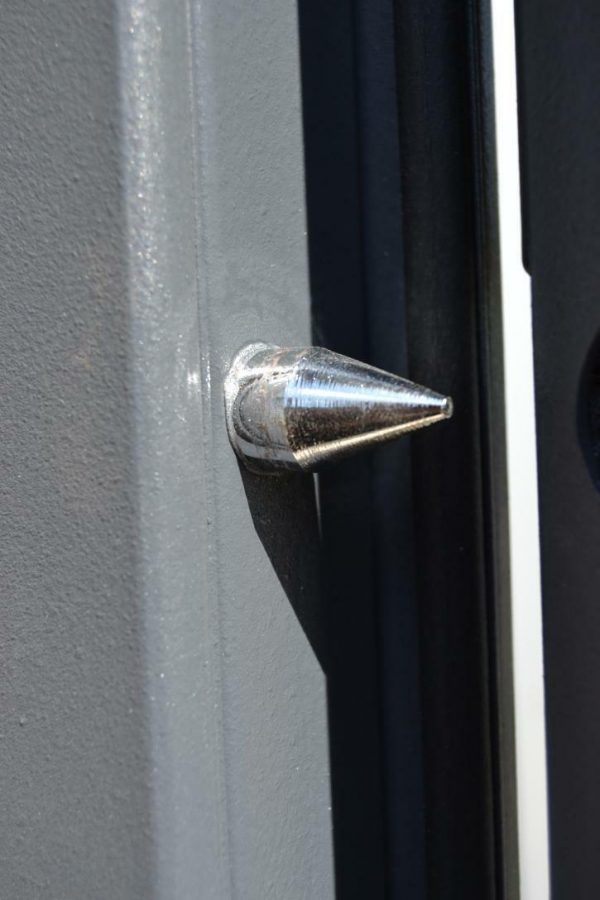 Nr.3,  Exklusive Haustür 100x210cm Türen Stoßgriff Haus-Eingangstüren Anthrazit – Bild 7