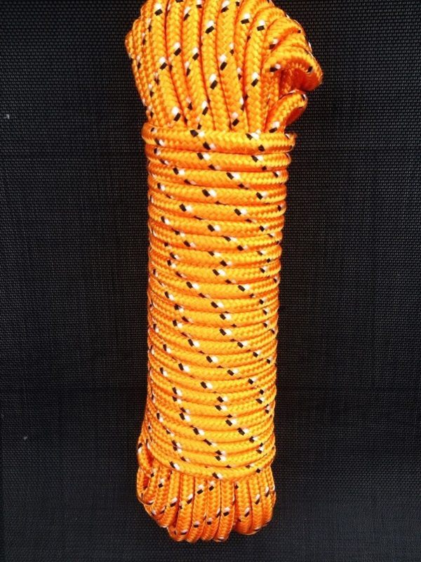 Nr.30 Universalseil 8 mm,30m,Schot, Kordel,Spannseil,Rope,Expanderseil,Orange, – Bild 10