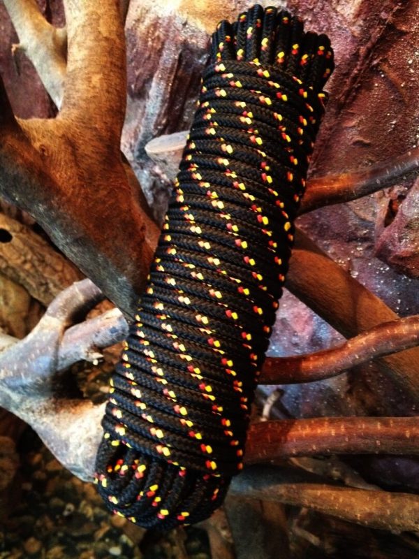 Nr.39 Schot,Kordel,Rope,Tauwerk,Tau 12mm, 30m,Reepseil,Seil,Band,Schnur,Schwarz. – Bild 7
