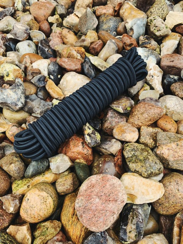 G Schwarzes  Planenseil Spanner Gummischnur Seil Expanderseil Gummiseil Gummi – Bild 11