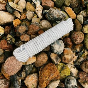 G Weiße Gummileine Planenseil Spanner Gummischnur Kordel Expanderseil Gummiseil