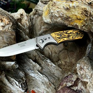 M4 Camping Outdoor Messer, Automatisches Klappmesser, Rettungsmesser, Messer