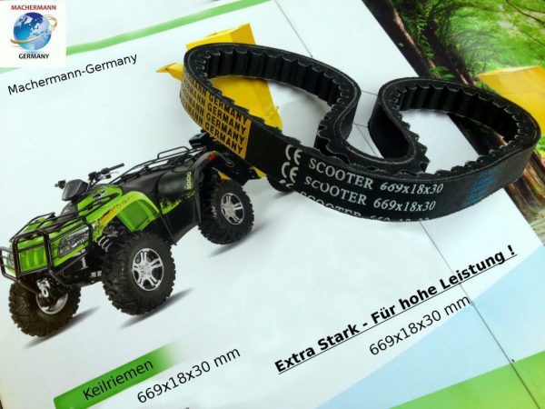 Nr.1 Keilriemen 669x18x30 Motortyp 50-80ccm  Zahnriemen Riemen Antriebsriemen