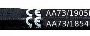 Nr.135, Riemen13x1854mm,Doppelkeilriemen AA 73 Keilriemen 6-kant Mähwerk