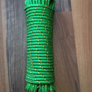 Grün Nr.16 Polypropylen Seil Flechtleine,8 mm x 30m,Reepschnur,Seile,Tau,Leine 