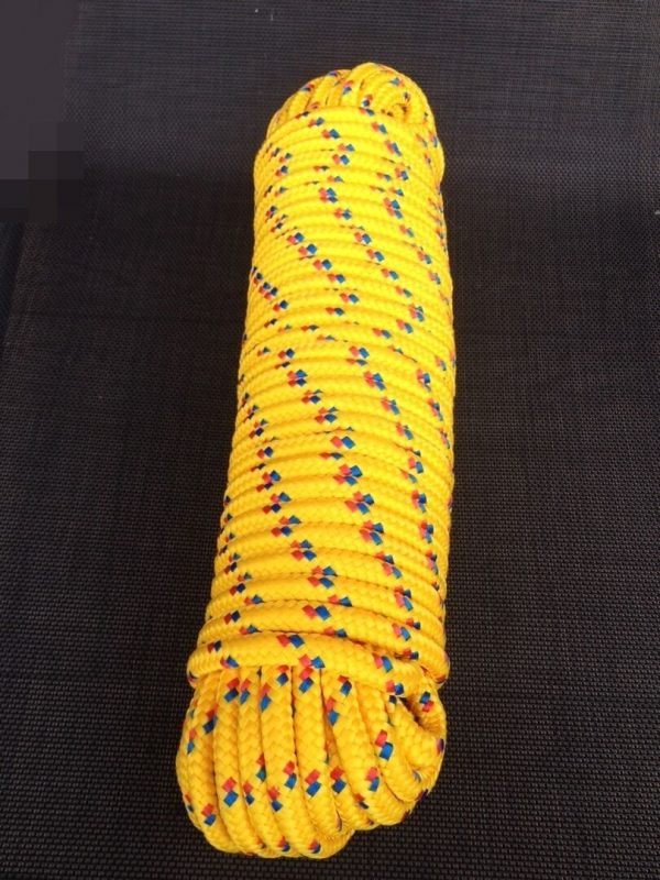 Nr.24 PP-Leine 10 mm,30m,Segeltauwerk, Mehrzweckseil, Bootstau, Strick,Reep,Gelb – Bild 10