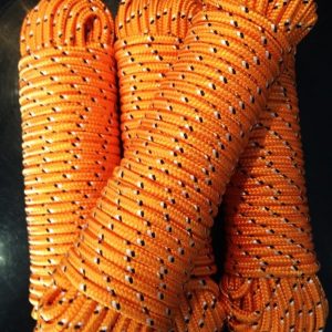Nr.29 Polypropylenseil PP,Flechtschnur,6 mm,30m,Tauwerk,Reepschnur, Orange,