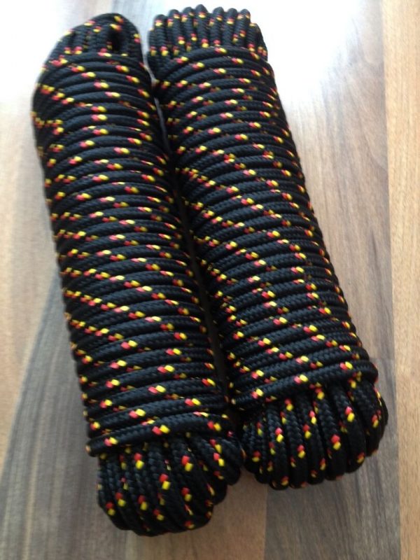 Nr.39 Seile 12 mm, 30 m,Mehrzweckseil, Bootstau,Tau,Strick, Ersatzseil,Schwarz – Bild 4