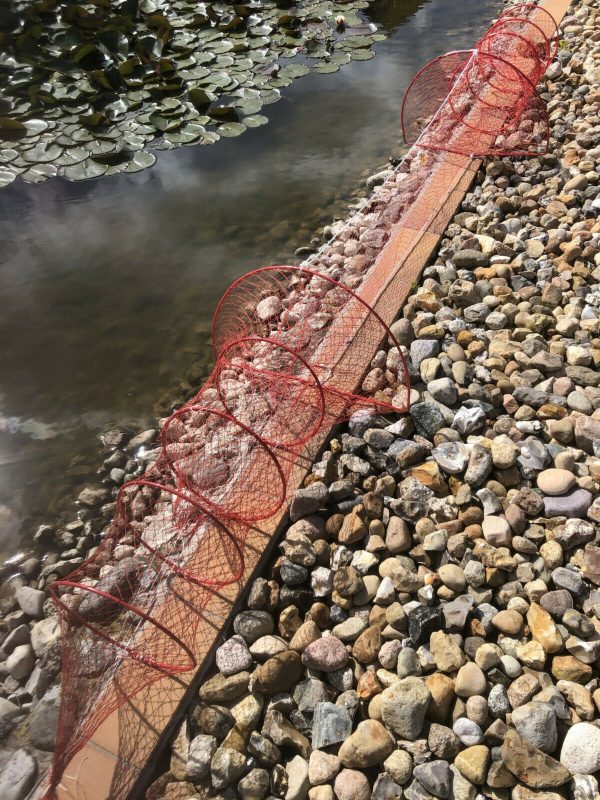 Nr.46 - Doppelreuse,fischreuse,reuse krebsreuse Aalreuse Fischnetz 3 Meter!Neu – Bild 5