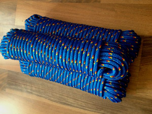 Reepseil 4-16 mm,30m, Rope,Expanderseil,Planenseil,Kunststoffseil,Seile, Blau