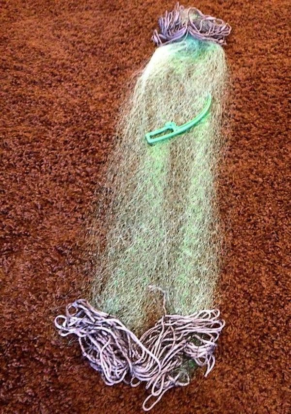 Stellnetz Fischnetz,Spiegelnetz,1 Wandig, Finland Netz 1,8x15 m,40 mm ,Grün.Neu! – Bild 4