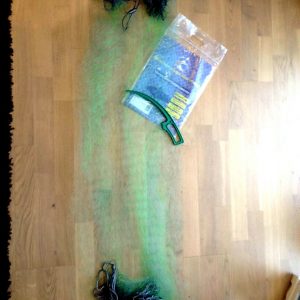 Stellnetz Fischnetz,Spiegelnetz,1 Wandig, Finland Netz 1,8x15 m,40 mm ,Grün.Neu!