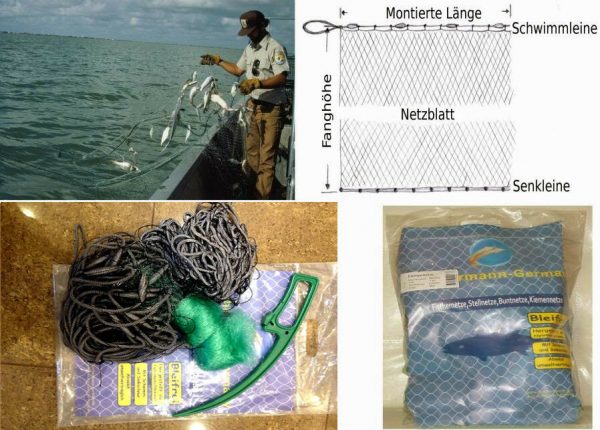 Stellnetz Fischnetz,Spiegelnetz,1 Wandig, Finland Netz 1,8x15 m,40 mm ,Grün.Neu! – Bild 7
