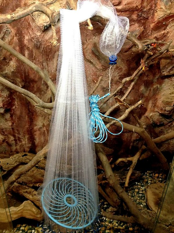 Nr.37,Angelnetz,Cast Net, Neustes Wurfnetz  mit 4,88m,Fischnetz,XXL – Bild 5