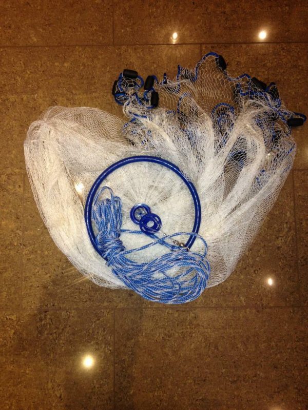 Nr.7,Fischnetz,Neues Profi Wurfnetz Model,Cast Net,Angelnetz 3,05m,Multifilament