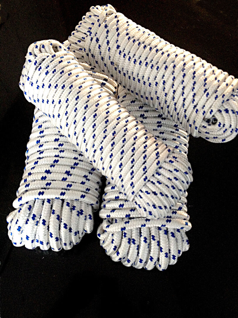 Polypropylen Seile Kunststoffseil,Strick Allzweckseil 4-16 mm,30m Schnur,Weiß 