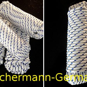 Seile 4-16 mm,30m, Flechtleine, Reperaturschnur, Reepschnur, Leine, Schnur, Weiß
