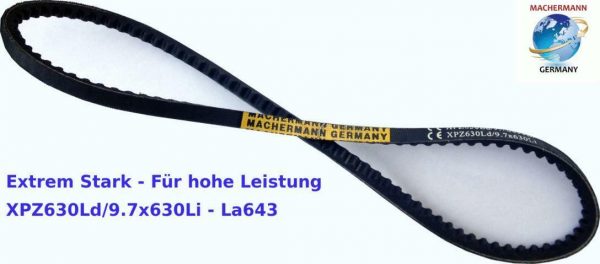 Nr.12, Riemen 9,7x630 Gezahnter Keilriemen,Antriebsriemen  ,Zahnriemen