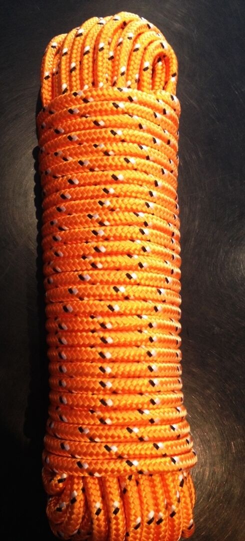 Nr.32 Polypropylen Seil ,Flechtleine, 12 mm,30m,Tau, Tauwerk,Reepschnur, Orange – Bild 6
