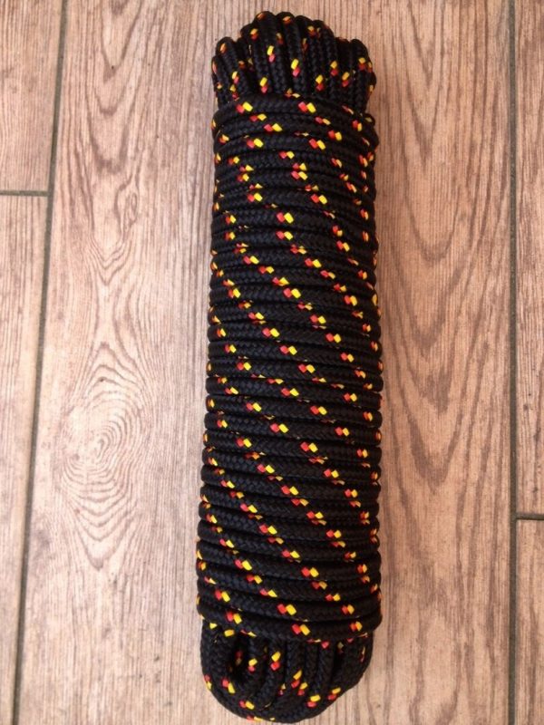 Nr.39 Seile 12 mm, 30m,Mehrzweckseil, Bootstau,Tau,Strick, Ersatzseil,Schwarz. – Bild 6