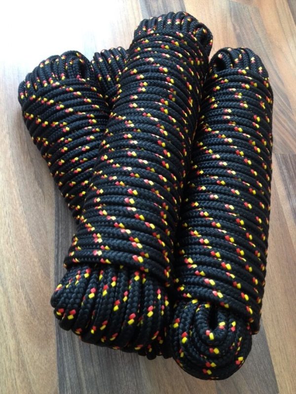 Nr.39 Seile 12 mm, 30m,Mehrzweckseil, Bootstau,Tau,Strick, Ersatzseil,Schwarz. – Bild 7