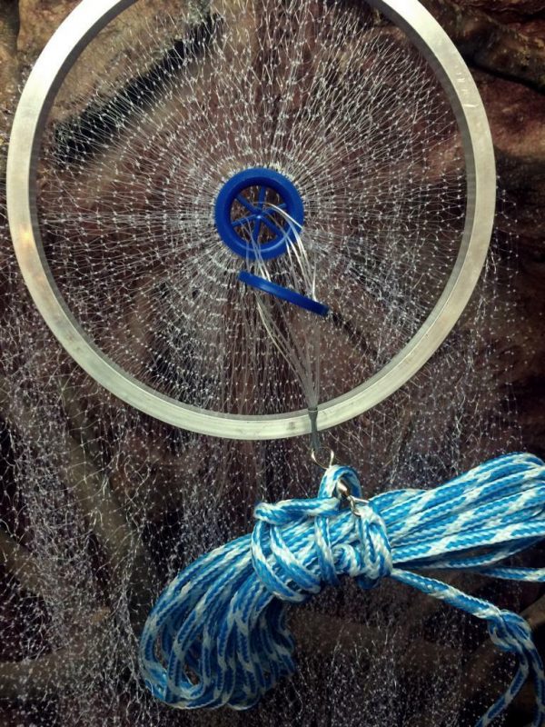 Nr.5,Angelnetz 3,05m Durchmesser,Fischnetz,Neues Profi Wurfnetz Model,Cast Net, – Bild 4
