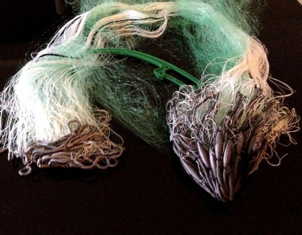 Stellnetz,Fischnetz,Spiegelnetz,3 Wandig, Finland Netz 1,8x15 m,40 mm,Grün/weiß – Bild 5