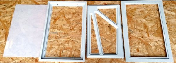 Fenster sektionaltore,Lichtbänder Tore,Fenster für Tore Kunststofffenster weiß! – Bild 8
