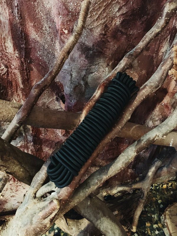G Schwarze Gummischnur Kordel Expanderseil Seil Gummileine Planenseil Spanner – Bild 13
