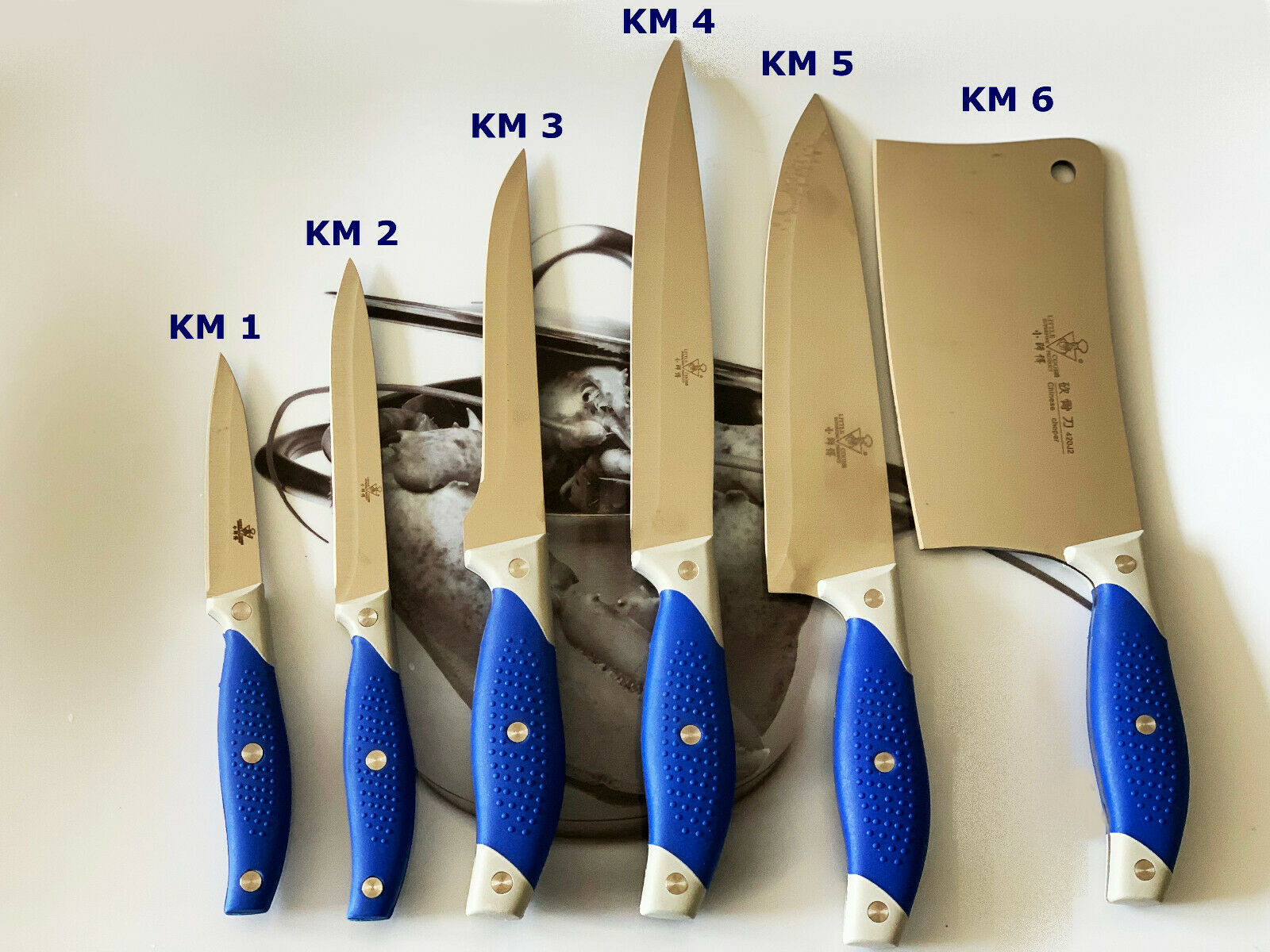 Messerset, Küchenmesser, Kochmesser, Koch Messer, Fleischmesser, Fischmesser – Bild 9