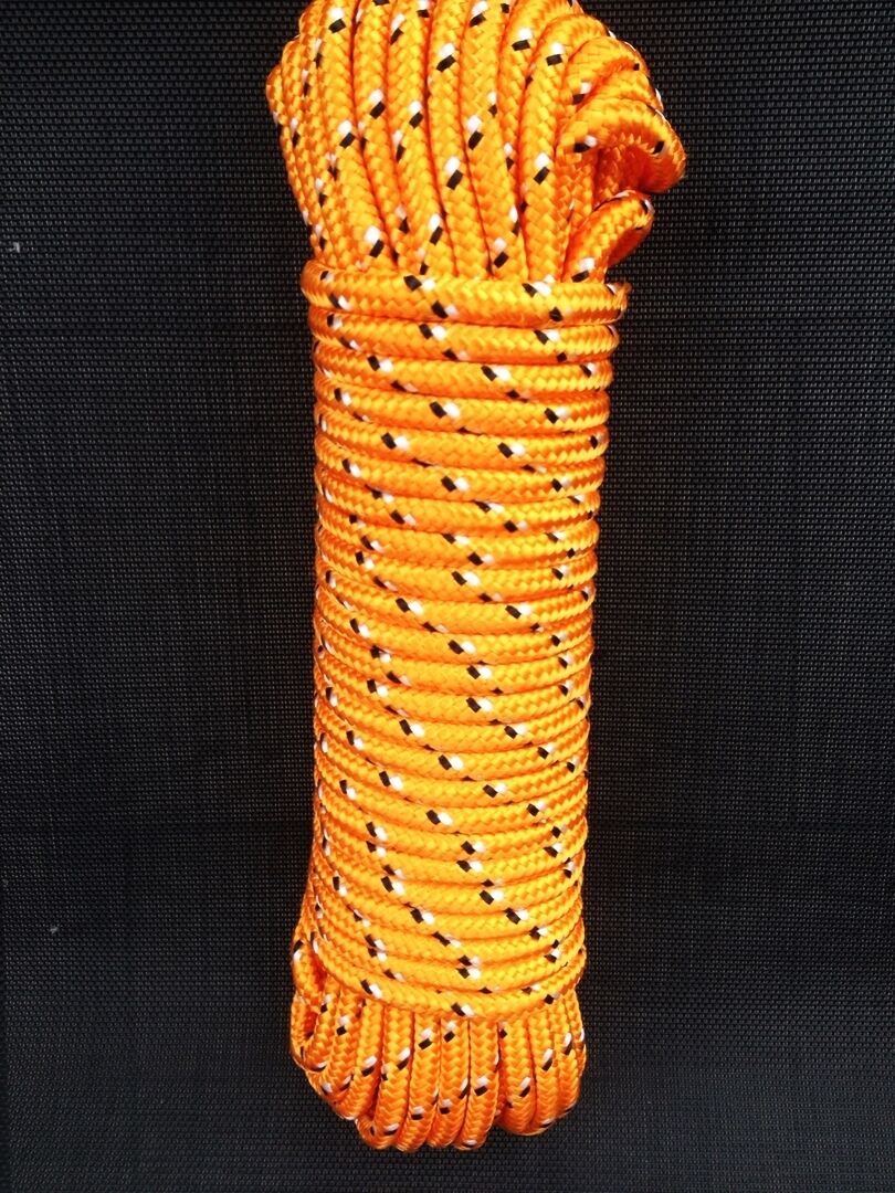 Orange Schot Kordel,Spannseil,Rope,Expanderseil,Planenseil 4-16 mm,30m,Leine 