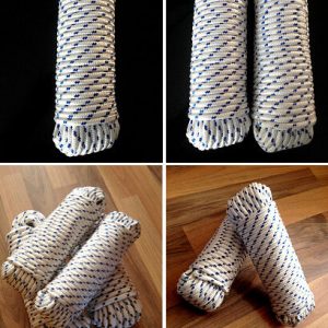 Tauwerkseil 4-16 mm,30m, Schot, Bumperleine,Camping, Bootsleine, Bootsseil, Weiß