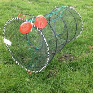 Fischreusen.Aalreusen,Köderfischreuse,Reusen,Reuse+Köderdose,50x85cm,Top preis!