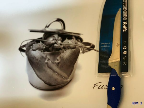 KM 3 Küchenmesser, Mehrzweckmesser, Kochmesser, Küchenmesser, Fleischmesser, – Bild 6