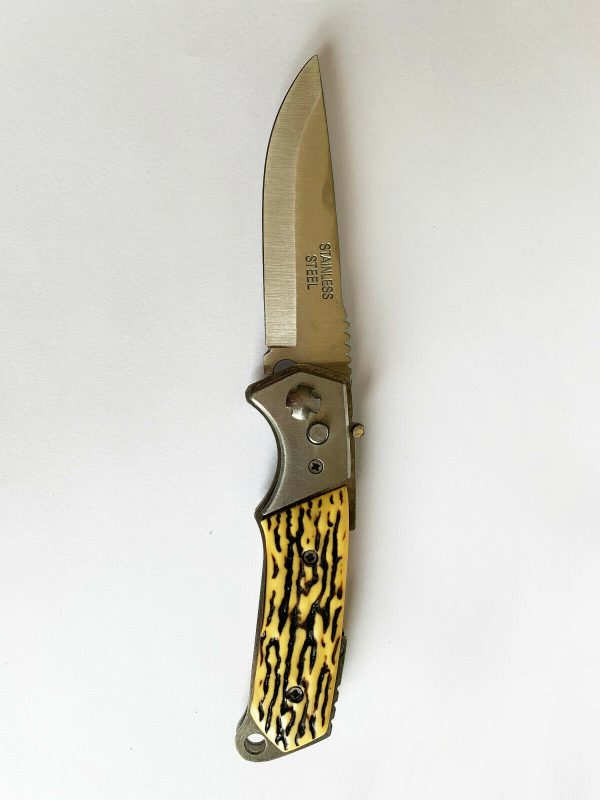 M4 Klappmesser, Taschenmesser, Jagdmesser, Einhandmesser, Messer, Knife  Camping – Bild 3