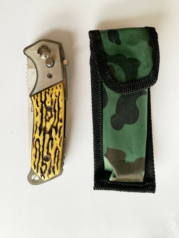 M4 Klappmesser, Taschenmesser, Jagdmesser, Einhandmesser, Messer, Knife  Camping